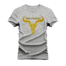 100% Cotton Unisex Printed T-Shirt Shirt Pistol - 灰色 - 查看 1