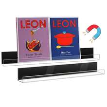 Moveable Fridge Magnetic Spice Racks, Magnetic Refrigerator Organizer And Storage Magnetic Shelf Fridge Spice And Seasoning Organizer Gadgets For Metal Surface - White - View 5