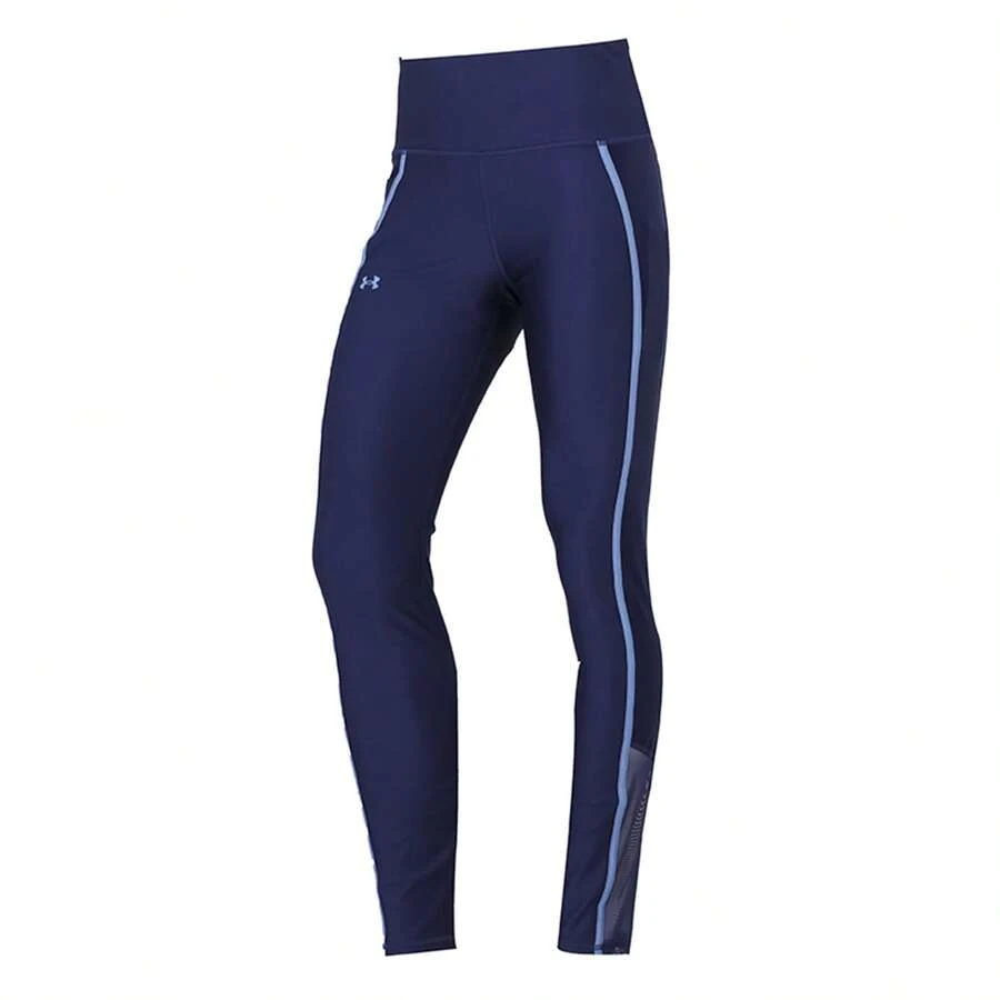 Under Armour 緊身褲女褲運動褲跑步訓練彈性瑜珈休閒褲 1365351-410 - 藍色 - 查看 1