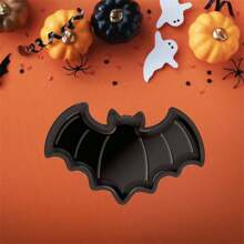 3 件套万圣节糖果碗，带南瓜/蝙蝠/幽灵图案的塑料糖果碗，万圣节派对装饰、圣诞节