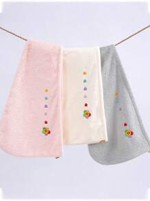 1/2/3pcs Polyester Absorbent Hair Drying Towel Caps, Multi-Pattern, Women Hair Turban Shower Wraps Back To SchoolHair Bonnet Shower Towels For Beaty Salon, Hotel Sports,Home Essentials, Towel, Skin Care