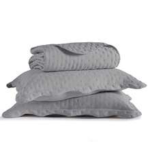 Balle Queen Bedspread Kit 3 Pieces Double Sided - 灰色 - 查看 4