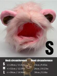 1 Chiếc, Mũ đội đầu hình đầu sư tử dễ thương cho mèo và chó cưng, Thích hợp cho lễ hội thú cưng, hóa trang thành người khác giới và làm quà tặng sinh nhật, đạo cụ làm thiệp ảnh, trang phục và mũ cách nhiệt cho mèo và chó cưng mùa đông - Màu be - Xem 17