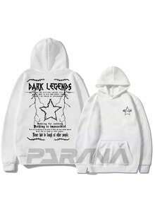 Dark Legends Sweatshirt 100% Cotton Unisex Cold Weather Top - Fast Shipping - 白色 - 查看 2