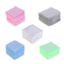 50 Magic Flannel 8x8 Jewelry Cleaner Silver Polishing Polishes Gold And Semi-Jewelry - 淺粉色 - 查看 2