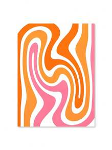 1 件粉色草莓柠檬卡鸡尾酒饮料海报复古帆布画客厅走廊墙壁艺术画厨房酒吧装饰无框架 - 彩色 - 查看 11