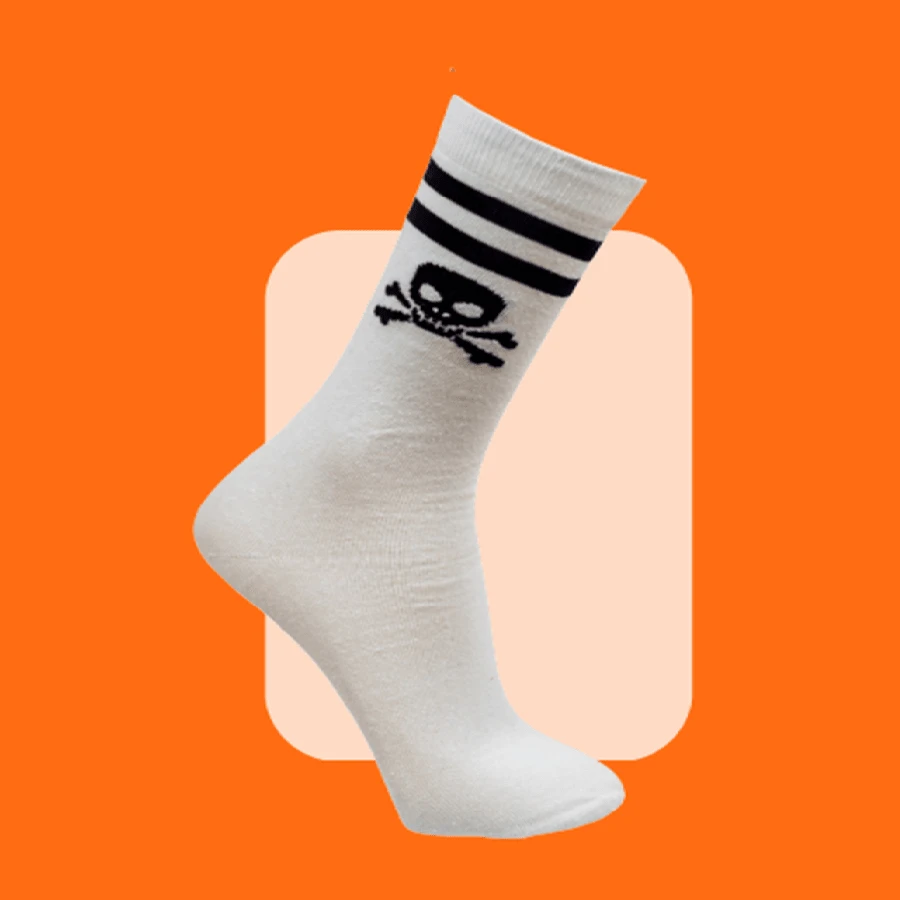 Athletic Socks - 白色 - 查看 1