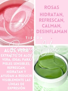 ROOMY CHIC 60 Parches Para Ojos Con Ácido Hialurónico Para Ojeras Mascarillas Faciales Ojo Colágeno Ojo Mascarilla Con De Oro 24K Ojo Gel Tratamiento Mascarilla Para Hinchado Ojos Ojo Para Oscuro Círculos Ojeras Anti Arrugas Hidratante Mejora Elasticidad  Anti Envejecimiento Antiojeras Y Spa Contorno De Ojos Parches Antiarrugas Hidratantes Para Ojos Todo Tipo De Piel Cuidado personal Cuidado de piel Mascarillas Faciales - Golden - Ver 5