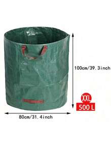 Outdoor Waterproof Large Capacity Leaf Storage Bag, Foldable Garden Yard Trash Waste Collection Bag - Multicolor - View 10