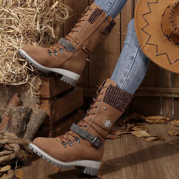 2025 Neuankömmling Modische hochwertige elegante schlankende Stiefel bis zur Mitte des Wades für Damen