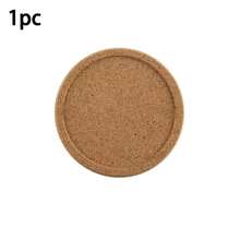 1pc/5pcs/6pcs Round Japanese Soft Cork Cup Mat Coaster Heat Insulation Mat Raised Creative Tea Cup Saucer Coffee Pad, Retro Round Small Tea Cup Pad, Bohemian Style Decor Mat For Restaurant