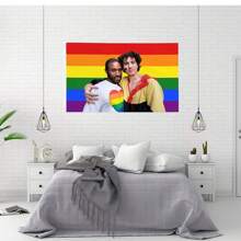 1pc Color/Homosex Flag-Personalized Polyester Decorative Flag For Garden, Clubs, Concerts, Bars, Dorms, Living Rooms, Bedrooms - Durable, No Electricity Needed