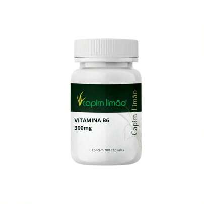 Vitamina B6 300mg 180 capsulas