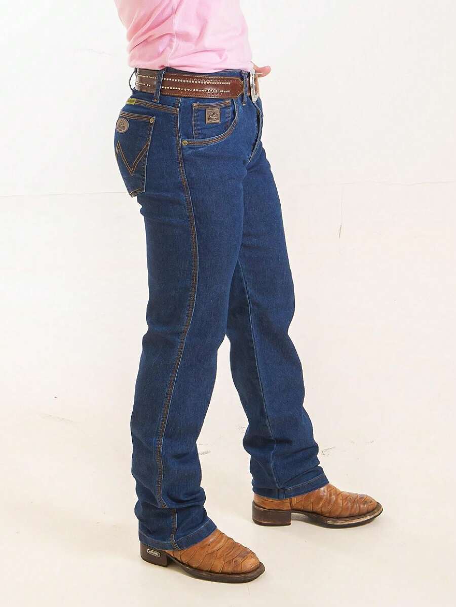 Men's Jeans Rancho Country Rodeio Style 34 To 56 - Màu xanh bảo bình - Xem 1