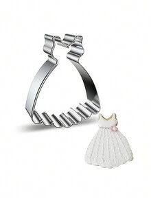 1pc Ballet/Princess Skirt Cookie Cutter, DIY Baking Cake Bread Mold - Cookie Cutters - View 4