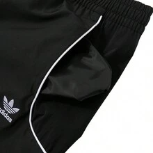 Adidas 三叶草男士梭织休闲宽松裤，建议买小一码 - 黑色/白 - 查看 3