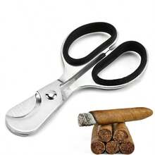 Cigar Cutter, Cigar Scissors,  Cigar Cutter, Cigar Trimmer, Smoking Accessories, Portable Cigar Clippers - 1PC - View 3