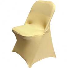 HAINARverS Stretch Spandex Folding Chair Covers 30PCS Universal Fitted Chair Cov - 白色 - 查看 11