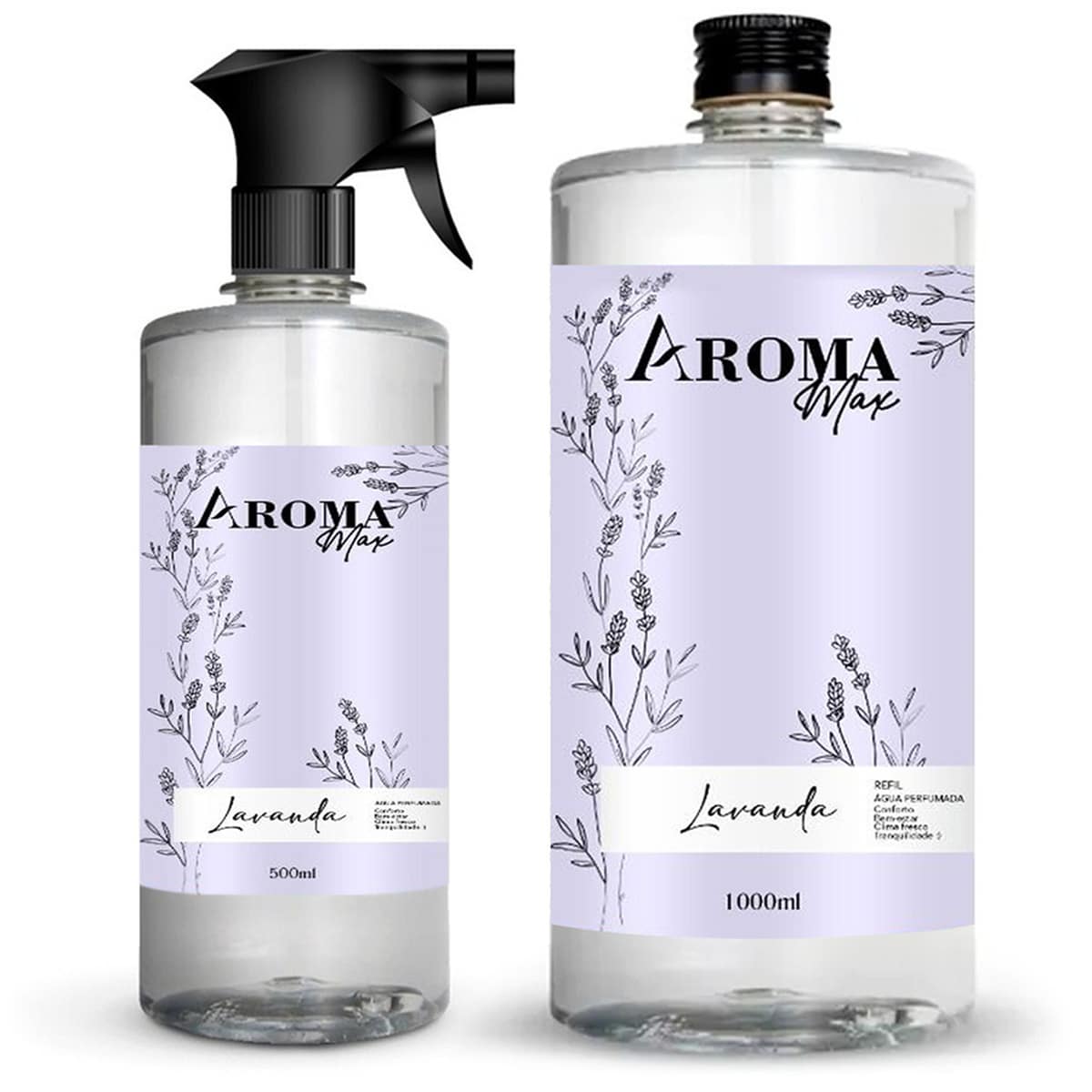 Lavender Scented Water Kit 1.5L Pillows Clothes Bags Scented Home Yields More Sweet Aroma - 薰衣草色 - 查看 1