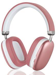 Auriculares inalámbricos, auriculares ajustables y cómodos, diadema Bluetooth 5.3 - Rosa - Ver 2