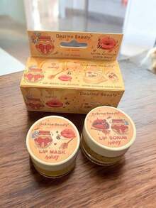 Set de Exfoliante E Hidratante Para Labios - Amarillo - Ver 2