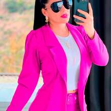 Youth Formal Set Jacket Pants - Pink - View 2
