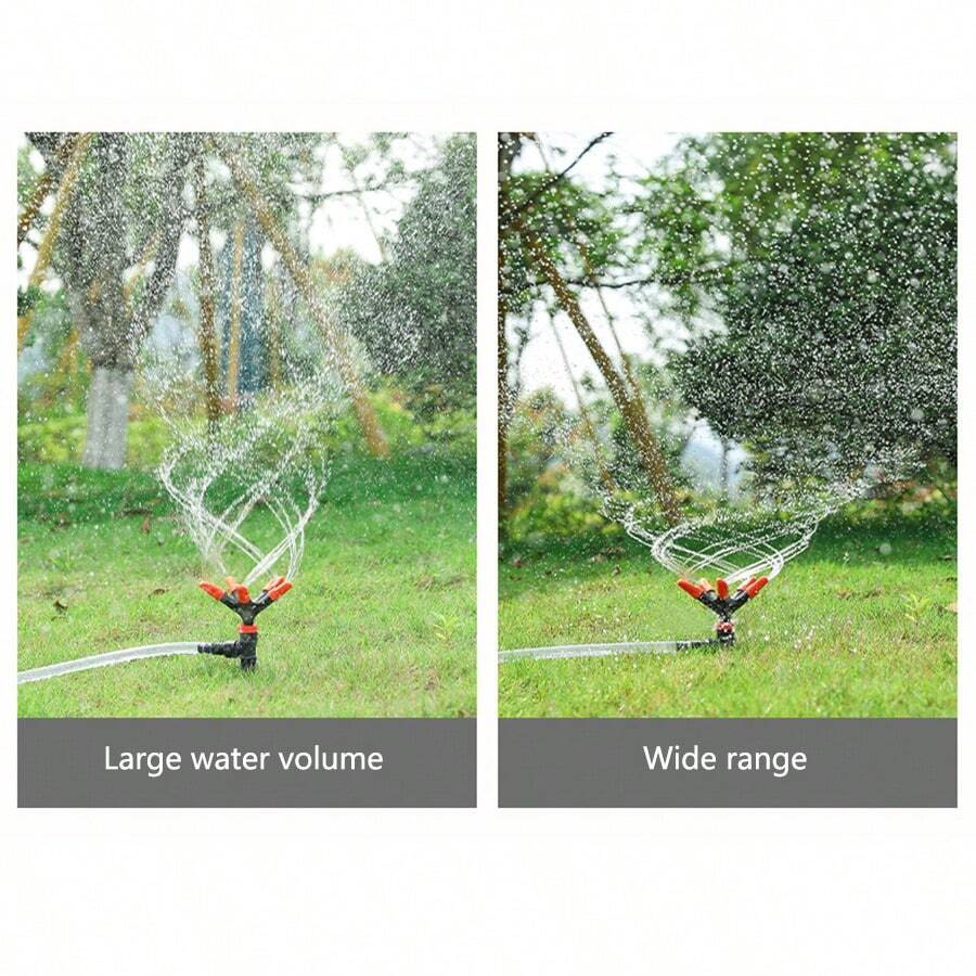 360 Degree Rotating Sprinkler Head Auto Watering Irrigator, Garden Lawn