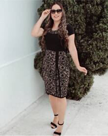 Plus Size Women's Evangelical Midi Tube Dress Modest Fashion Young Festive Promotion Wholesale - 查看 2