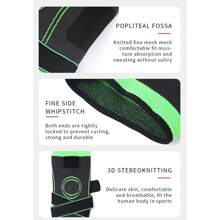 1pc Elastic Sports Knee Brace, Unisex, Breathable & Non-Slip, Warm Joint Protection, Suitable For Running, Cycling, Basketball, Hiking, Badminton And Other Sports - Multicolor - View 6