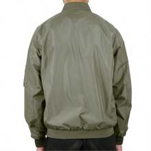Chaqueta ligera tipo bomber MA-1 para hombre - Aceituna - Ver 3