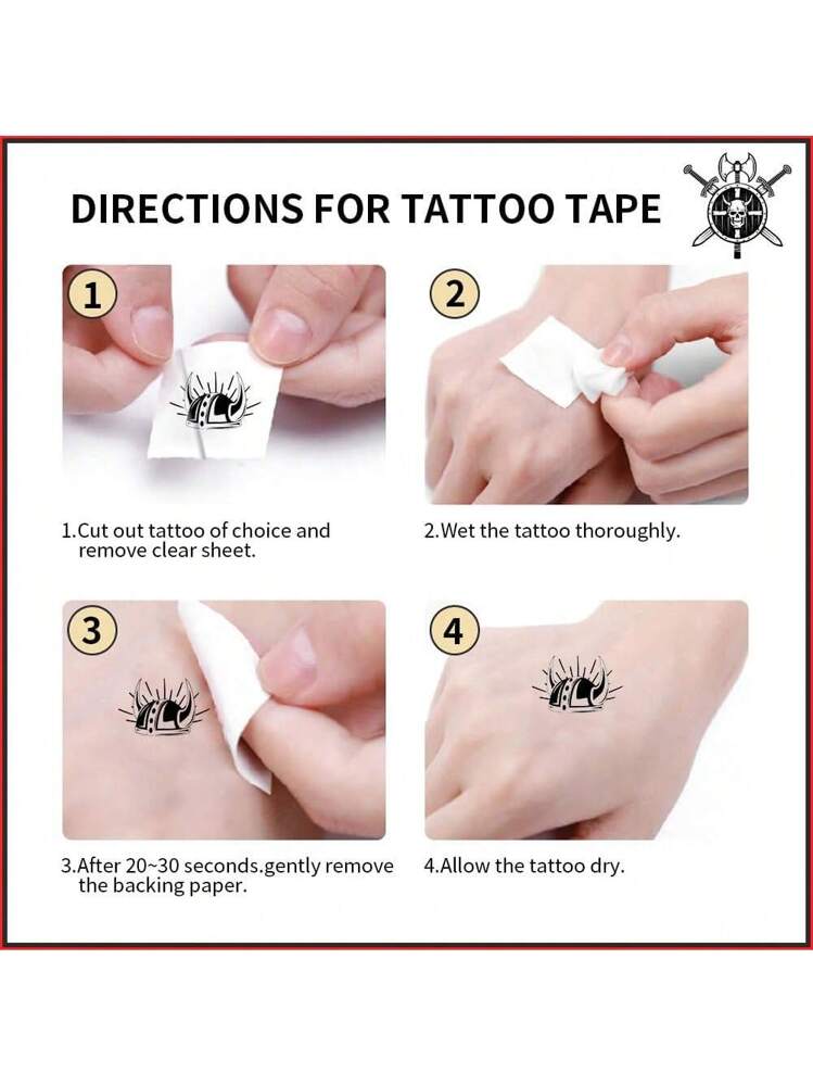 HOWAF – Tatuajes Temporales De Pirata – 2 Hojas De Pegatinas Para Cara Y Cuerpo – Impermeables Y Duraderos Para Halloween