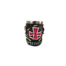 CANECA 3D CAVEIRA EM RESINA COLECIONAVEL FUNCIONAL - Preto - Visão 5