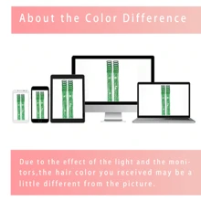 6个闪亮发夹，23.6英寸亮片发饰夹式套装，耐热闪光仙女发夹，女士适用（绿色）