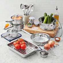 Mainstays Stainless Steel 24-Piece Kitchen Set - 24 - View 1