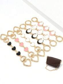 1Pc Bag Extender Chain Purse Strap Extenders Purse Extender Chain Replacement Accessories For Handbag Purse Shoulder Bag Crossbody Small Gift - Multicolor - View 2