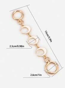 1Pc Bag Extender Chain Purse Strap Extenders Purse Extender Chain Replacement Accessories For Handbag Purse Shoulder Bag Crossbody Small Gift - Multicolor - View 4