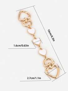 1Pc Bag Extender Chain Purse Strap Extenders Purse Extender Chain Replacement Accessories For Handbag Purse Shoulder Bag Crossbody Small Gift - Multicolor - View 5