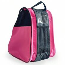 圣诞礼物 1 件装溜冰鞋包，可携带冰鞋、溜冰鞋包、直排轮滑鞋、旱冰鞋和四轮溜冰鞋、儿童和成人的溜冰头盔，耐用，配有舒适的可调节肩带，是圣诞节、万圣节、感恩节的完美礼物 - 彩色 - 查看 9