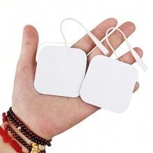 各种尺寸电极垫 2mm 针连接器替换凝胶垫 高品质 EMS 按摩贴片 适用于 TENS 装置 无纺布肌肉刺激器 最优价格 - 彩色 - 查看 4