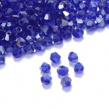 200pcs/Set 4mm Bicone Artificial Crystal Beads For Necklace Bracelet Making Colorful Faceted Glass Spacer Beads DIY Accessories - Facted Beads - View 11