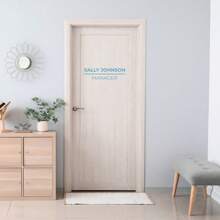 Decal cửa văn phòng cá nhân hóa, nhãn dán lối vào có tên và chức danh tùy chỉnh, quà tặng trang trí cửa sổ hoặc tường văn phòng tại nhà, sinh nhật, tốt nghiệp, in đồ họa - Nhiều màu - Xem 3