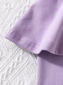 Gonnellina con pantaloncino interno imbottita termicamente per ragazza, adatta per l'autunno/inverno
