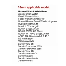 1 件 18mm20mm22mm 编织磁环兼容 Sam Galaxy Watch 7/6/5/4 40mm44m/6 Classic 43mm 47mm/Active 2/Gear S3 Classic/HW GT5/GT4 41mm 46mm/GT2/GT 3 42mm 46mm/HW Watch 4 Pro/Watch GT 5 Pro 表带，磁性编织环兼容 表带 - 黑色 - 查看 11