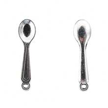 9-50pcs Mini Alloy Charms Coffee Cup Teapot Spoon Tableware Kitchen Charms Pendant For DIY Craft Jewelry Making Necklace Bracelet Key Chain - Alloy Pendant - View 14