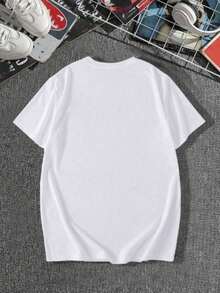 Unisex Los Angles T-Shirt 100% Cotton - trắng - Xem 3