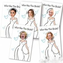 Bridal Shower Game Card Wedding Party Scratch Card Who Is The Bride - Multicolor - View 4