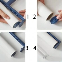 1Pc Portable Tearable Adhesive Lint Roller, Clothing Pet Hair Removal Roller For Dust And Hair Removal