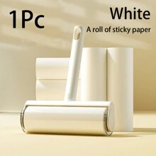 1Pc Portable Tearable Adhesive Lint Roller, Clothing Pet Hair Removal Roller For Dust And Hair Removal