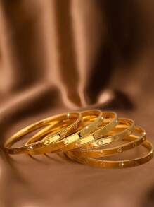 1件装奢华经典四叶草手链，优雅女士珠宝礼品，不含礼盒 - 四葉草手鐲 - 查看 2