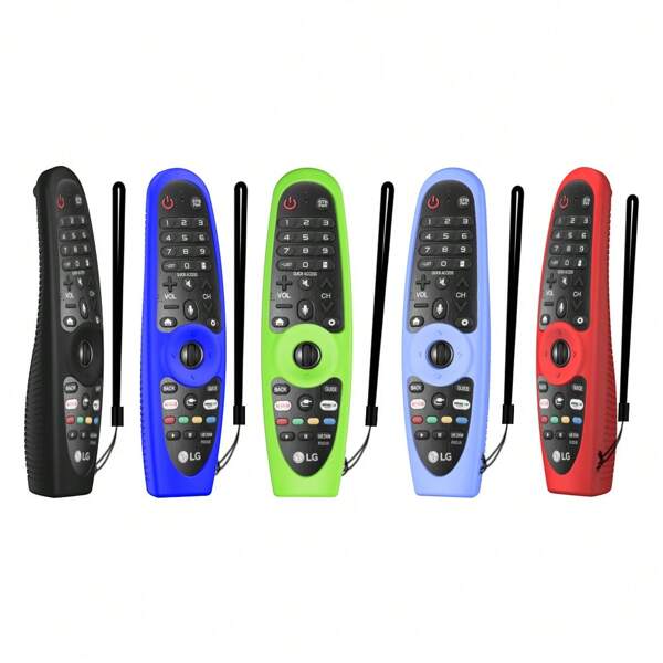 1pc Silicone Protective Cover Case For AN-MR600/AN-MR650/AN-MR18BA/AN-MR19BA/MR20GA TV Remote Control, Soft Colorful Silicone, Perfectly Fits Remote (Note: Only The Protective Cover Is Included),Bag,Organizer,Storage